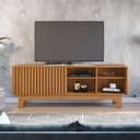 Ver imagem 1 de Rack Ripado para TV até 70 Polegadas MDF 168cm Sereno Candian Amarelo