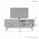 Ver imagem 3 de Rack Ripado para TV até 70 Polegadas MDF 168cm Sereno Candian Amarelo