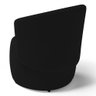 Poltrona Decorativa Aisha Orgânica Suede Preto - 7