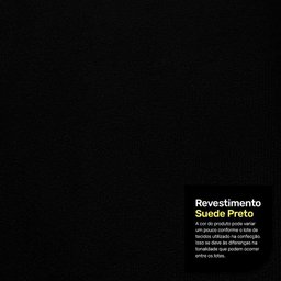 Poltrona Decorativa Aisha Orgânica Suede Preto - 9