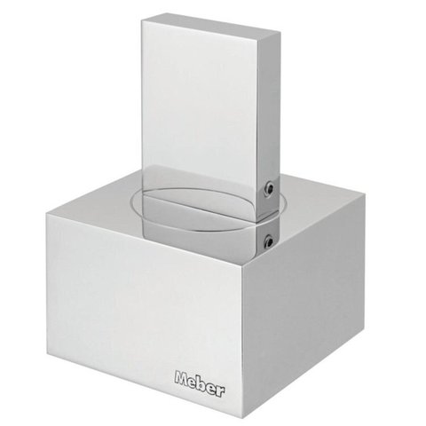 Kit 3 Acabamento para Registro C 210 1/2, 3/4 e 1 Meber Metais Cinza/Cromado