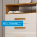 Ver imagem 6 de Cômoda 95 cm 1 Porta 5 Gavetas 100% Mdf Nemésia Espresso Móveis