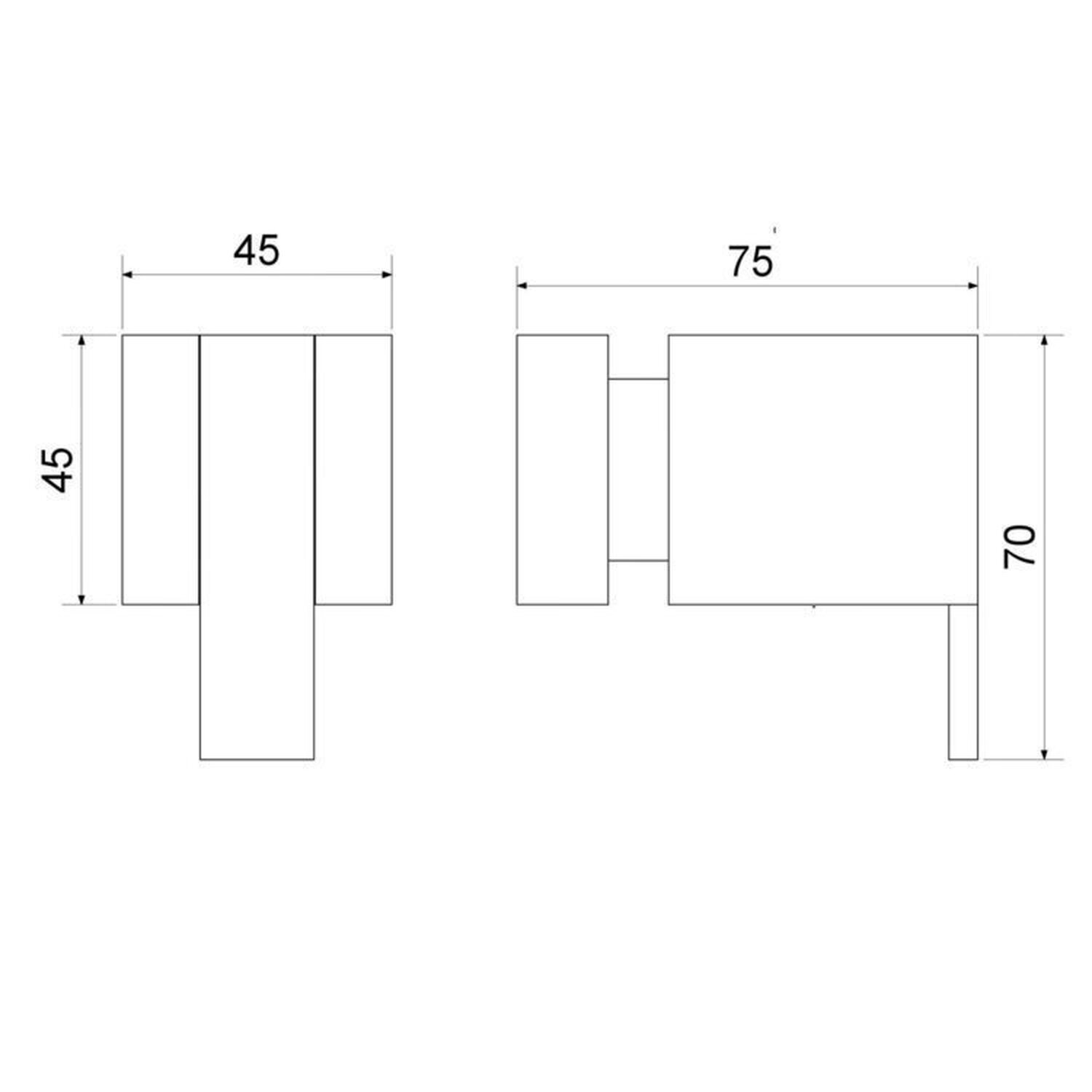 Kit 3 Acabamentos para Registro C 215 1/2, 3/4 e 1 Meber Metais - 2