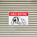 Ver imagem 3 de Combo 3 Placas De Sinalização Não Entre Cachorro 30x20 Acesso - P-7 F9e