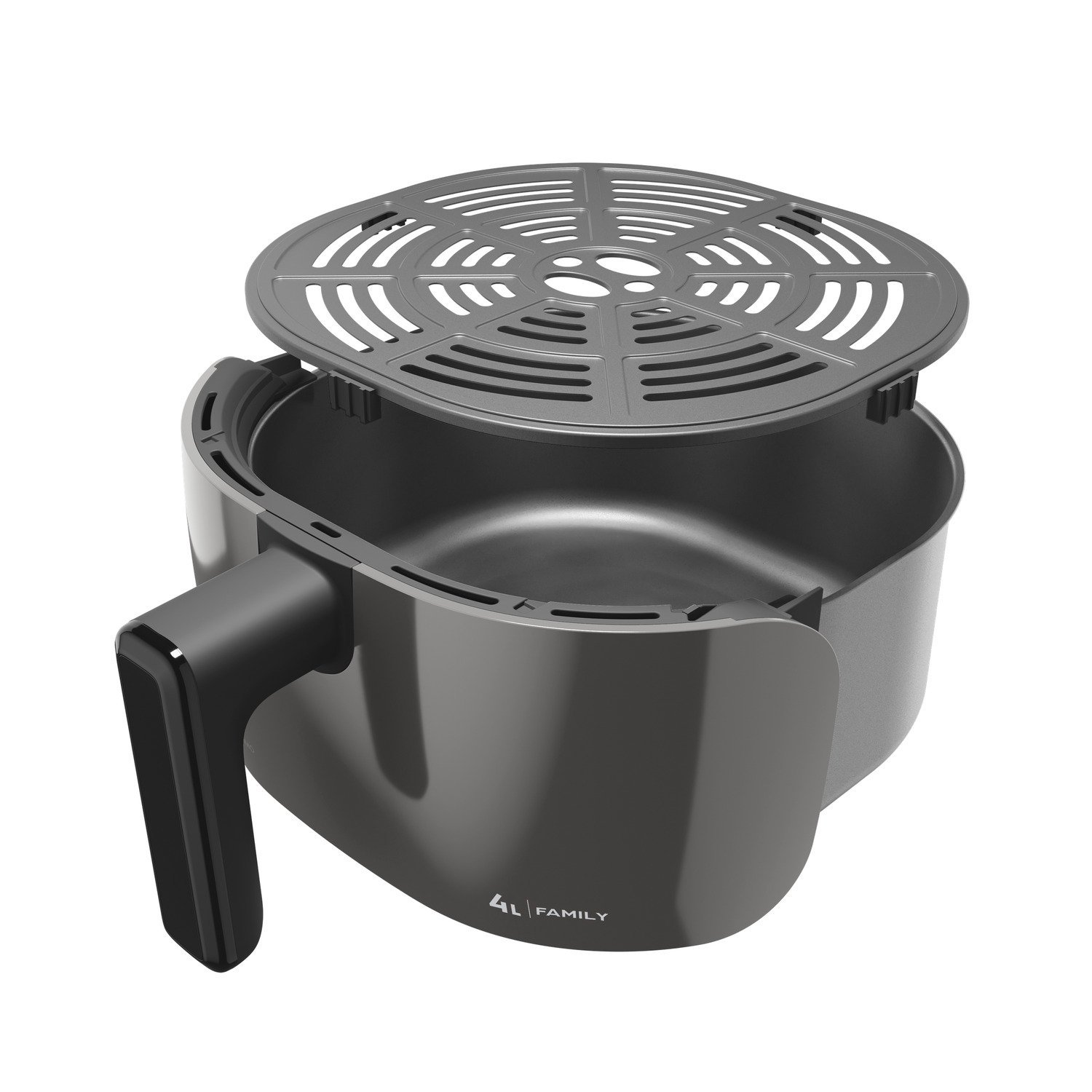 Fritadeira Elétrica Wap Air Fryer Cinza 4l com Potência de 1500w Revestimento Antiaderente 127v - 8