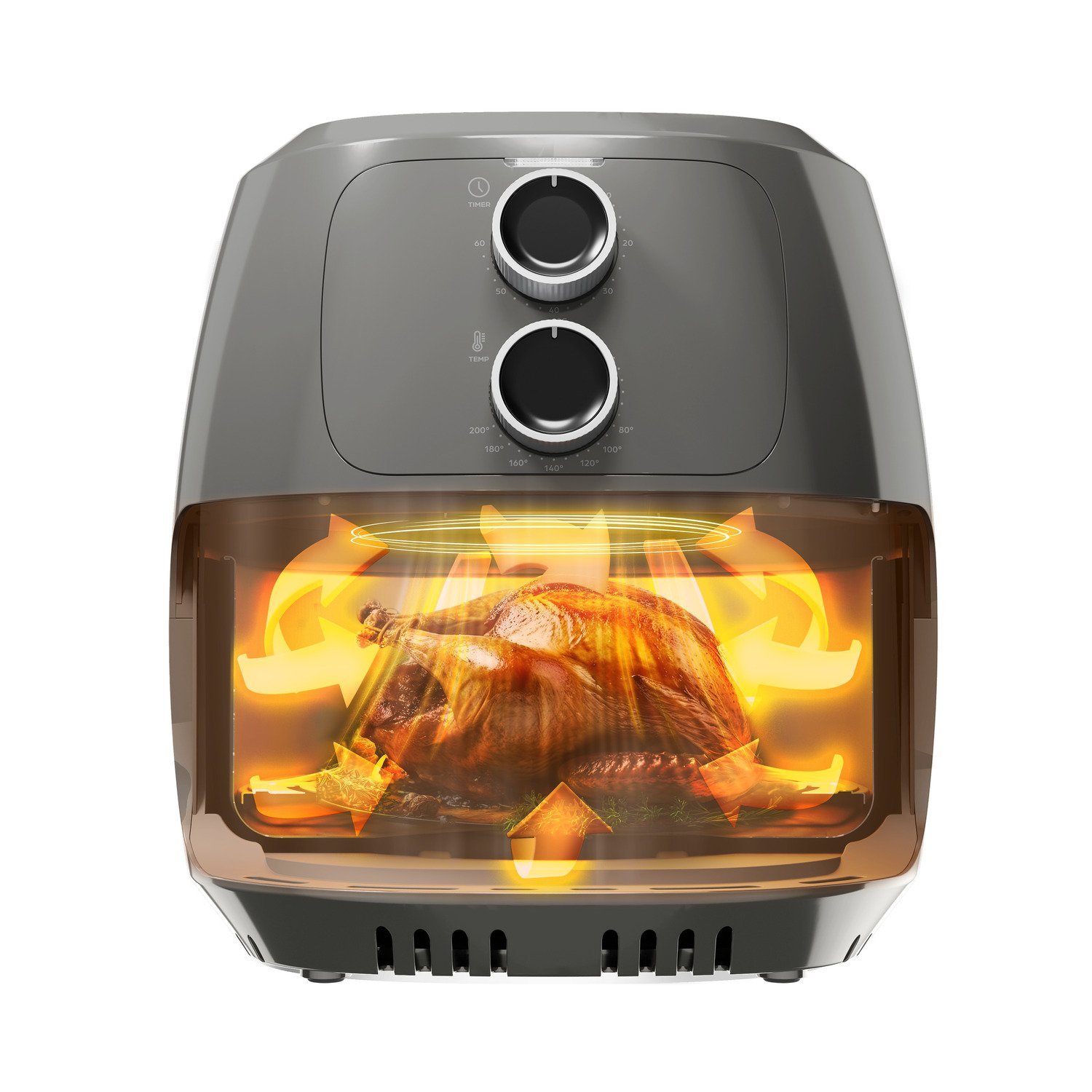 Fritadeira Elétrica Wap Air Fryer Cinza 4l com Potência de 1500w Revestimento Antiaderente 127v - 10