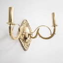 Ver imagem 5 de Arandela Cristal Clássica Candelabro Dourado 2 Braços 2xe14 Sindora St3163