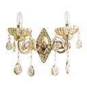 Ver imagem 7 de Arandela Cristal Clássica Candelabro Dourado 2 Braços 2xe14 Sindora St3163