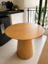 Ver imagem 3 de Mesa de Jantar Redonda 100cm em MDF Freijó