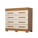 Ver imagem 2 de Cômoda 111,60cm 8 Gavetas 100% Mdf Lantana Espresso Móveis