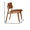 Ver imagem 4 de Conjunto de Mesa de Jantar Maia Tampo com Vidro Laqueado 120 cm 4 Cadeiras Eloá