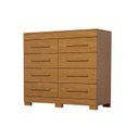 Ver imagem 2 de Cômoda 111,60cm 8 Gavetas 100% Mdf Lantana Espresso Móveis