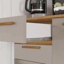 Ver imagem 3 de Armário de Cozinha 5 Portas 2 Gavetas Dubai Salleto Cinamomo-off White