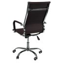 Ver imagem 4 de Cadeira de Escritório Home Office Giratória Altura Ajustável Marrom