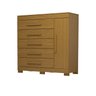 Cômoda 120cm 1 Porta 5 Gavetas 100% Mdf Miosótis Espresso Móveis - 2