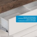 Ver imagem 5 de Cômoda 1 Porta 5 Gavetas 100% MDF 120cm Miosótis Espresso Móveis Marrom/Cinamomo
