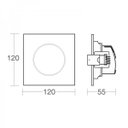 Ver imagem 3 de Kit 10 Spot de Led Embutir Alltop Par20 Quadrado 7W Bivolt Taschibra Luz 4000K Neutro Suave