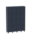 Ver imagem 2 de Armário Guarda Volume Locker Roupeiro 16 Portas Aço Grf 504/16