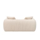 Ver imagem 7 de Sofá Enrugado Clier 2 Lugares 210cm Bouclé Off White - Sallar Home
