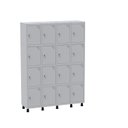 Ver imagem 2 de Armário Guarda Volume Locker Roupeiro 16 Portas Aço Grf 504/16