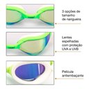 Ver imagem 2 de Óculos Natação PRO Espelhado Leader Speed Pro