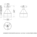 Ver imagem 2 de Kit 2 Acabamentos para Registro Deca e Similares 1,1/2 e 1,1/4 Primor Docol