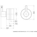 Ver imagem 2 de Kit 2 Acabamentos para Registro Deca e Similares 1,1/2" e 1,1/4" Chess Docol