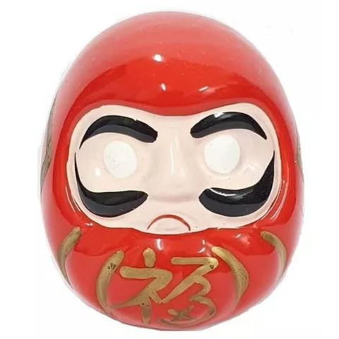 Daruma - Resina - Pinte o Olho Faça Desejo/pedido - Amuleto Japones - 3cm