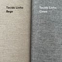 Ver mais imagens de Cabeceira Estofada Cama Casal King Size Led Splend 200 Cm:linho Bege