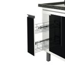 Ver imagem 4 de Gabinete de Cozinha 100% Mdf 2 Gavetas Balcão Madeira 144cm:barrique