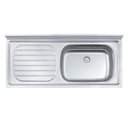 Ver imagem 1 de Pia de Apoio para Cozinha Tramontina Filo 56 DX sem Furo para Torneira -