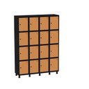 Ver imagem 2 de Armário Guarda Volume Locker Roupeiro 16 Portas Aço Grp 504/16