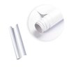 Kit 06 Rolos Papel Adesivo Contact Branco 45cm X 10 Metros - 1