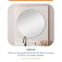 Ver imagem 4 de Conjunto para Banheiro Bancada em Porcelanato com Cuba Esculpida, Armário e Espelho Ripy 80cm