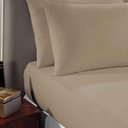 Ver imagem 3 de Lençol Casal Padrão Liverpool com Elástico Avulso 1 Peça Tecido Malha Fio 30/1 Penteado 100%