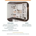 Ver imagem 4 de Conjunto para Banheiro Bancada em Porcelanato com Cuba Esculpida, Armário e Espelheira Ripy 80cm