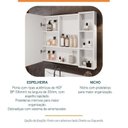 Ver imagem 6 de Conjunto para Banheiro Bancada em Porcelanato com Cuba Esculpida, Armário e Espelheira Ripy 80cm Branco