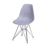 Cadeira Charles Eames Eiffel Dkr Base Cromada:cinza - 1