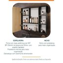 Ver imagem 4 de Conjunto para Banheiro Bancada em Porcelanato com Cuba Esculpida, Armário e Espelheira Ripy 80cm