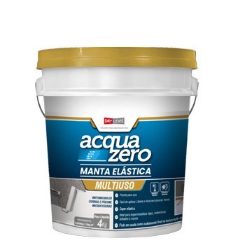 Manta Elástica Impermeabilizante Acrílica Acqua Zero 4kg Branco - 1
