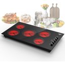 Ver imagem 1 de Vbgk Cooktop Elétrico 36 Polegadas 8000w com 5 Queimadores e Trava de Segurança
