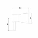 Ver imagem 2 de Kit 3 Acabamentos para Registro C75 1/2, 3/4 e 1 Polegadas Minimal Meber Metais