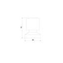 Ver imagem 2 de Kit 3 Acabamentos para Registro Domus C 40 1/2'', 3/4'' e 1'' Pet Meber Metais Cinza/Cromado