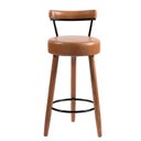 Ver imagem 6 de Kit 2 Banquetas Madeira Maciça Couro Sintético Napoles