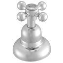 Ver imagem 1 de Kit 3 Acabamentos para Registro Meber C 21 1/2" 3/4" 1" Cinza/Cromado