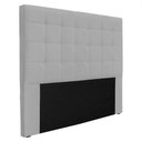 Ver imagem 2 de Cabeceira Solteiro 0,90m Verona Linho Cinza Claro - Pallazio