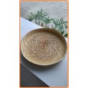 Ver imagem 1 de Bandeja Rasa em Palha de Carnaúba Grande G - Arte Pernambuco