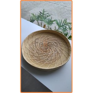 Bandeja Rasa em Palha de Carnaúba Grande G - Arte Pernambuco