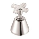 Ver imagem 1 de Kit 3 Acabamentos para Registro Nya C22 1.1/4'', 1.1/2'' Meber Mateis Cinza/Cromado