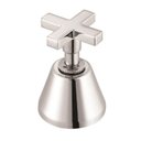 Ver imagem 1 de Kit 3 Acabamentos para Registro Nya C22 1.1/4'', 1.1/2'' Meber Materias Cinza/Cromado